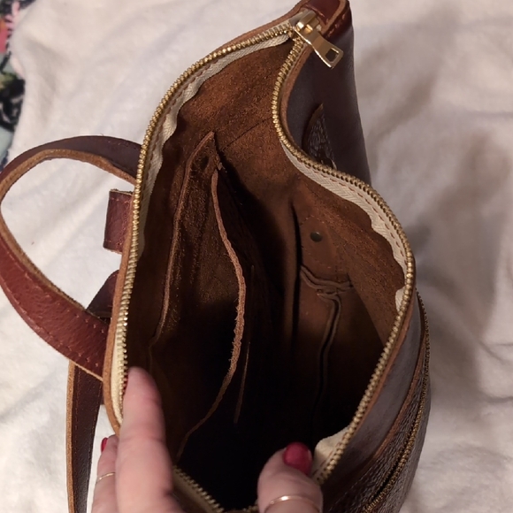 Brown Leather Backpack - Picture 4 of 4